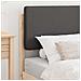 Letto con Testiera Rivestita Grigio scuro 75 x 190 cm - Foto miniatura 3