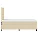 Letto a molle con materasso Crema 90 x 190 cm Tessuto - Foto miniatura 8