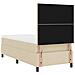 Letto a molle con materasso Crema 90 x 190 cm Tessuto - Foto miniatura 9