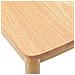 Sedia da pranzo 2 pcs Naturale Legno di gomma solido - Foto miniatura 9