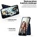 Cover per Galaxy S25 Edge - Pelle /PU, Blu, Con Tarjetero - Foto miniatura 2