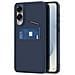 Cover per Galaxy S25 Edge - Pelle /PU, Blu, Con Tarjetero - Foto miniatura 1