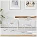 Sedia pieghevole 2 pcs Bianco e Grigio 48 x 43,5 x 81 cm - Foto miniatura 2