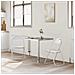 Sedia pieghevole 2 pcs Bianco e Grigio 48 x 43,5 x 81 cm - Foto miniatura 3