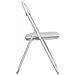 Sedia pieghevole 2 pcs Bianco e Grigio 48 x 43,5 x 81 cm - Foto miniatura 6