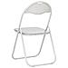 Sedia pieghevole 2 pcs Bianco e Grigio 48 x 43,5 x 81 cm - Foto miniatura 7