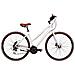 Bici Misura 28 Da Donna Ibrido Gravel 28 Bicicletta Telaio Alluminio Cambio Acera 24v Forcella Rigida Freni A Disco Idraulico - 43 Bianco Opaco - Foto miniatura 1