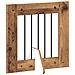 Cancello per cani con supporti 4 pcs Legno antico 60 x 60 cm - Foto miniatura 5