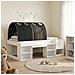 Letto con Tunnel 4 pcs Bianco e Nero Legno ingegnerizzato - Foto miniatura 2