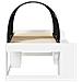 Letto con Tunnel 4 pcs Bianco e Nero Legno ingegnerizzato - Foto miniatura 7