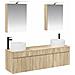 Set di Armadi da Bagno 5 pcs Rovere Sonoma 50 x 14,5 x 70 cm - Foto miniatura 1