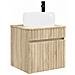 Set di Armadi da Bagno 5 pcs Rovere Sonoma 50 x 14,5 x 70 cm - Foto miniatura 5