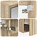 Set di Armadi da Bagno 5 pcs Rovere Sonoma 50 x 14,5 x 70 cm - Foto miniatura 9