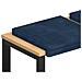Cuscino per panchina 4 pz Corduroy Morbido Blu navy - Foto miniatura 1