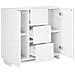 Credenza Bianco 85,5 x 31 x 75 cm Legno ingegnerizzato - Foto miniatura 3