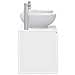 Set di Armadi da Bagno 3 pz Bianco Lucido 49,5 x 44,5 x 65 cm - Foto miniatura 9
