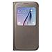 Custodia Booklet per Galaxy S6 - Colore Gold  - Foto miniatura 5