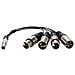 ATOMCAB016 Cavo Breakout XLR per Registratore / Monitor Shogun - Foto miniatura 1