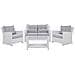 Set Da Giardino In Rattan Bianco San Marino - Foto miniatura 27