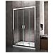 Porta Doccia Scorrevole, Apertura Centrale, Anticalcare, 133-138 Cm - Foto miniatura 3