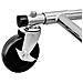 Drogo - Robusto Stand Appendiabiti da Terra con Ruote in Acciaio Cromato, Montaggio rapido in 1 min, carico Max 100 kg - Foto miniatura 7