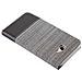 Custodia Compatibile Con Samsung Galaxy A7 2017 In Grigio Nero - Coperchio Protettiva Con Chiusura Magnetica, Funzione Stand E Tasca Per Le Carte - Foto miniatura 3