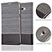 Custodia Compatibile Con Samsung Galaxy A7 2017 In Grigio Nero - Coperchio Protettiva Con Chiusura Magnetica, Funzione Stand E Tasca Per Le Carte - Foto miniatura 5