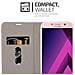 Custodia Compatibile Con Samsung Galaxy A7 2017 In Grigio Nero - Coperchio Protettiva Con Chiusura Magnetica, Funzione Stand E Tasca Per Le Carte - Foto miniatura 9