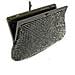 Borsetta Donna Da Sera Strass Per Cerimonia Party Clutch Pochette Con Tracolla - Foto miniatura 4