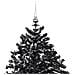 Albero Di Natale Con Nevicata E Base Ad Ombrello Nero 140cm Pvc - Foto miniatura 6
