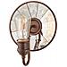 Applique Da Interno A 1 Luce Bronzo, Attacco E27 - Foto miniatura 5