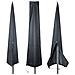 Ombrellone Copertura Scoperta Ombrello Covers Rivestimento 600d Oxford Tessuto Impermeabile Del Pvc 190x25 50cm Con Zip - Fit 6ft A 11ft Ombrelloni Ombrelli Nero - Foto miniatura 1