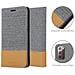 Custodia Compatibile Con Samsung Galaxy Note 20 In Grigio Chiaro Marrone - Coperchio Protettiva Con Chiusura Magnetica, Funzione Stand E Tasca Per Le Carte - Foto miniatura 6