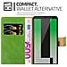 Custodia Compatibile Con Huawei Mate 10 Lite In Verde Erbe - Coperchio Protettiva Con Chiusura Magnetica, Funzione Stand E Tasca Per Le Carte - Foto miniatura 4