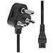 Pc-dc5-002 Cavo Di Alimentazione Nero 2 M Spina Di Alimentazione Di Tipo D Accoppiatore C5 - Foto miniatura 1