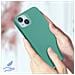 Cover Per Iphone 14 In Silicone Semi-rigido Soft-touch Turchese - Foto miniatura 2