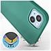 Cover Per Iphone 14 In Silicone Semi-rigido Soft-touch Turchese - Foto miniatura 4