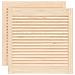Ante con Design a Lamelle 2 pz 61,5x59,4 cm in Legno di Pino - Foto miniatura 1