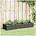 Fioriera Da Giardino Con Picchetti Nera 125x40x28,5 Cm Pp - Foto miniatura 1