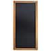 Lavagnetta Wbl-te-120 Securit Da Parete Nero E Teak Nero E Teak - Foto miniatura 1