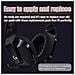 Cuscinetti Auricolari Per Logitech G733 1 Paio Black - Foto miniatura 2