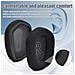 Cuscinetti Auricolari Per Logitech G733 1 Paio Black - Foto miniatura 4