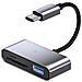 Cavo Adattatore Tc A Usb + Sd /tf - Foto miniatura 1