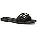 Black Casual Open Slippers Ciabatte Tessile Scarpe Donna Nero Eu 36, 1-27100-42 001 - Foto miniatura 1