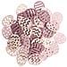 48 Coriandoli - Uova Di Pasqua - Rosa - Legno - Foto miniatura 1