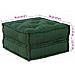Pouf Modulare Verde 70x70x36 in Tessuto - Foto miniatura 7