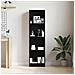 Libreria Rovere Nero 40x24x143 Cm In Legno Multistrato - Foto miniatura 3