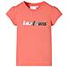 Maglietta da Bambina con Maniche Corallo 92 - Foto miniatura 1
