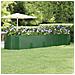 Letto Giardino Acciaio Verniciato A Polvere 396x100x68 Cm Verde - Foto miniatura 6