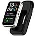 Fibbia Con Clip In Acciaio Per Huawei Band 10/9/8 - Silicone Black - Foto miniatura 7